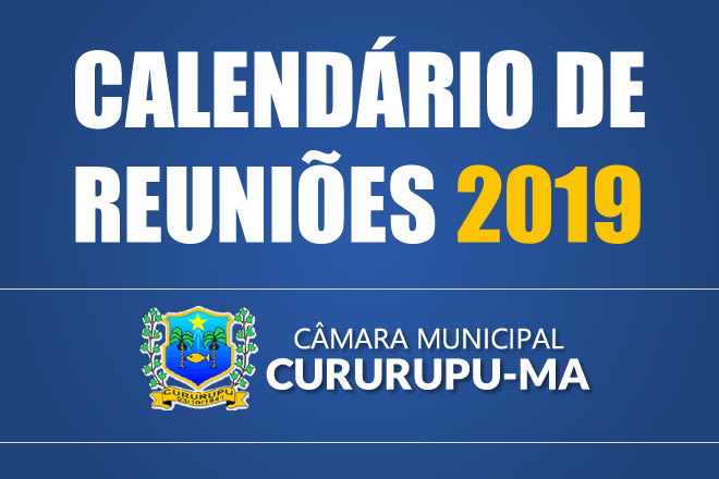 Calendário de Reuniões 2019