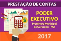 Prestação de contas do Executivo - 2017