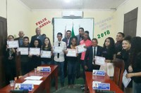 Sessão Solene para entrega de Certificado de Participação e Reconhecimento