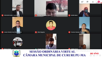 SESSÃO ORDINÁRIA VIRTUAL DO DIA 25 DE MAIO DE 2021